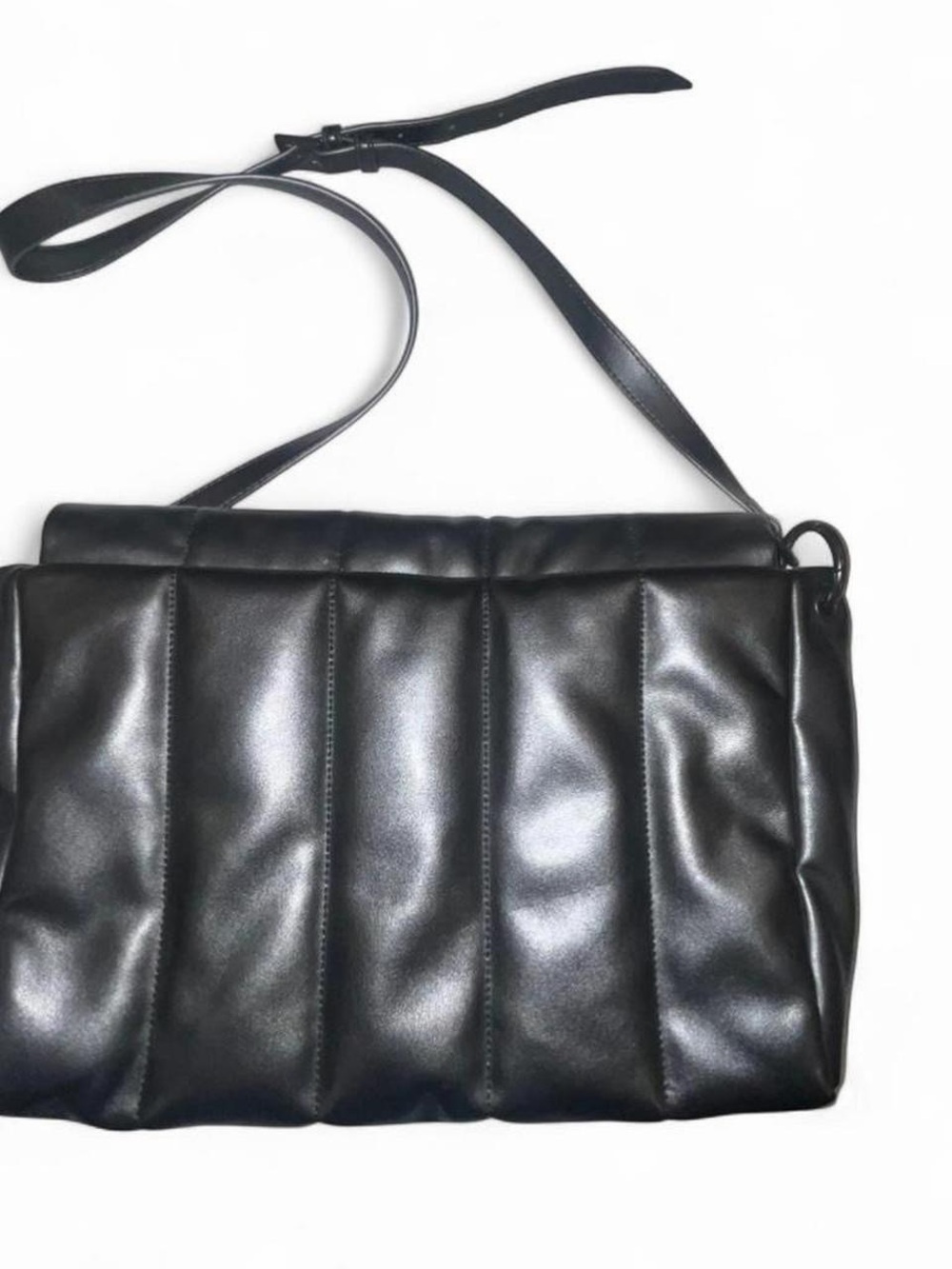Ted Baker Black Quilted Jamye Crossbody Shoulder Bag - Picture 5 of 8